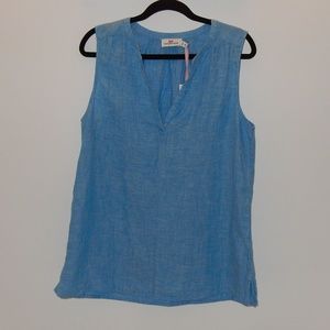 Vineyard Vines Chambray Linen Top